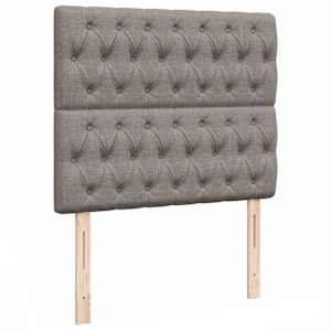 Osmanský rám postele s matrací taupe 120x190cm textil - obrázek 9