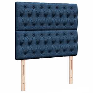 Osmanský rám postele s matrací modrá 120x190cm textil - obrázek 9