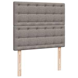 Osmanský rám postele s matrací taupe 120x190cm textil - obrázek 9