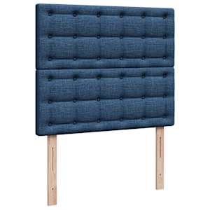Osmanský rám postele s matrací modrá 120x190cm textil - obrázek 9