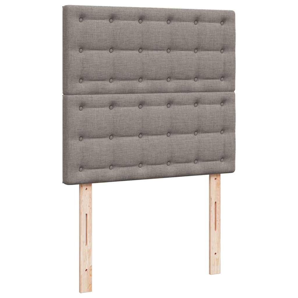 Osmanský rám postele s matrací taupe 160x200cm textil - obrázek 12