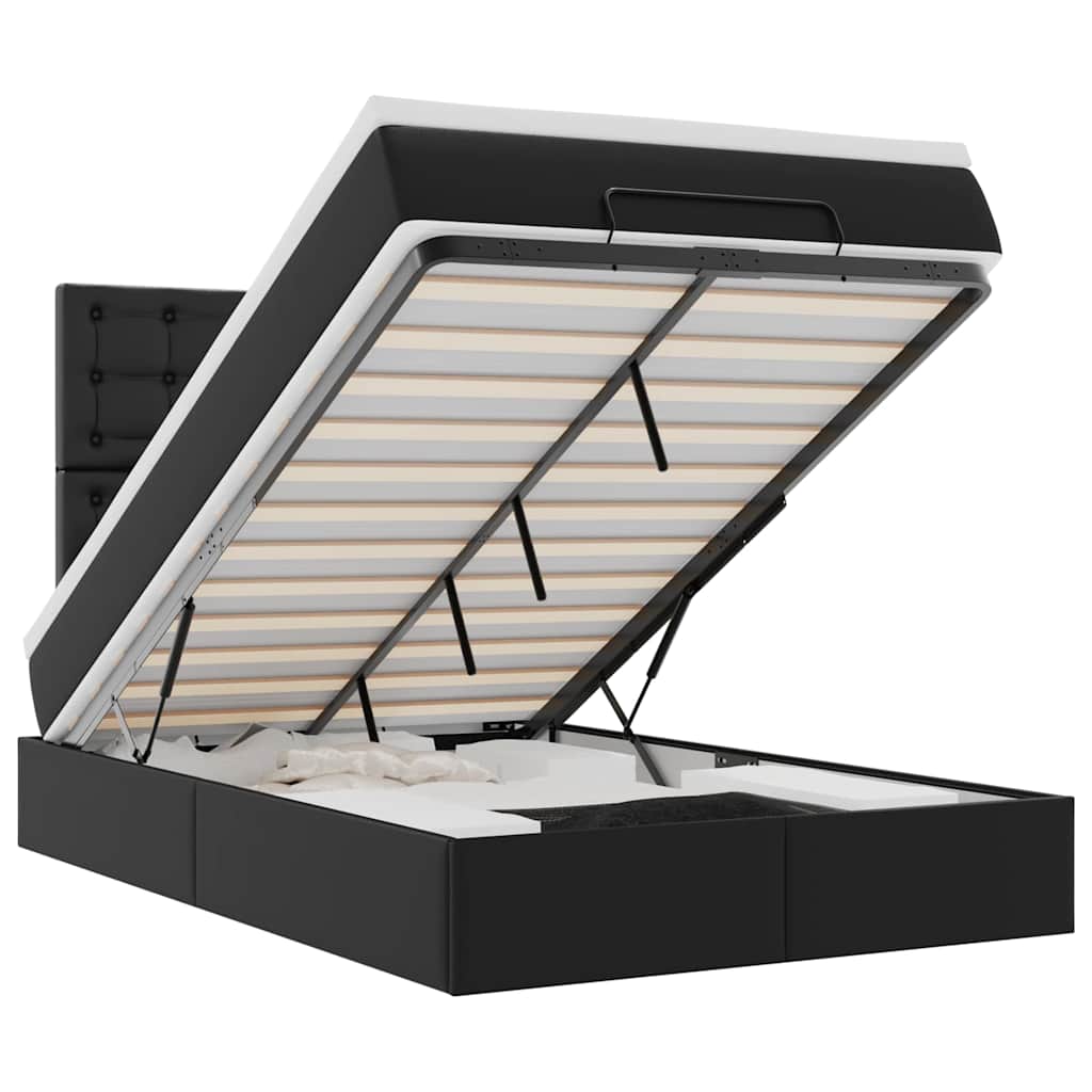 vidaXL     & LEDs  120x200cm Faux Leather