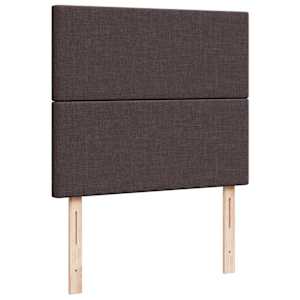 Osmanský rám postele s matrací tmavě hnědá 120x190cm textil - obrázek 10