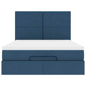 Osmanský rám postele s matrací Blue 140x190cm textil - obrázek 8