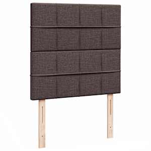 Osmanský rám postele s matrací tmavě šedá 100x200cm textil - obrázek 10
