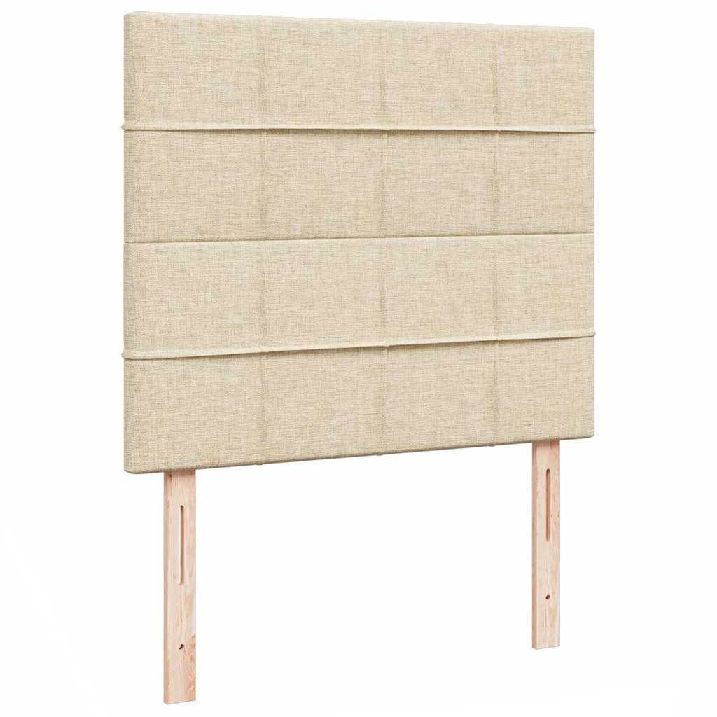 Osmanský rám postele s matrací krémová 120x190cm textil - obrázek 10