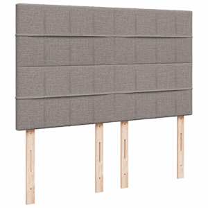 Osmanský rám postele s matrací taupe 140x190cm textil - obrázek 10