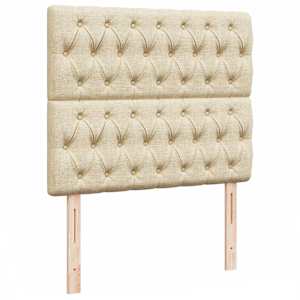 Osmanský rám postele s matrací krémová 120x190cm textil - obrázek 10