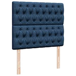 Osmanský rám postele s matrací modrá 120x190cm textil - obrázek 10