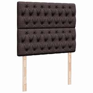 Osmanský rám postele s matrací tmavě šedá 120x200cm textil - obrázek 10