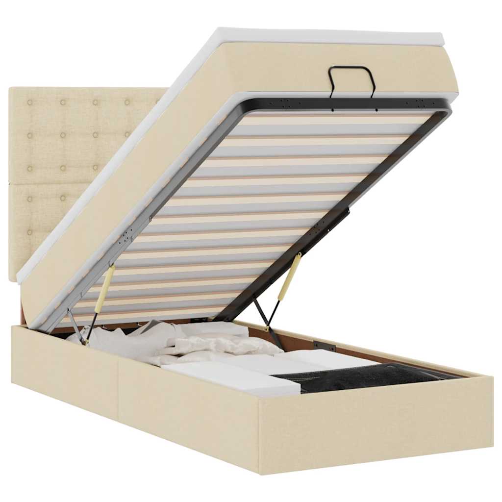 vidaXL     & LEDs Cream 90x200 cm