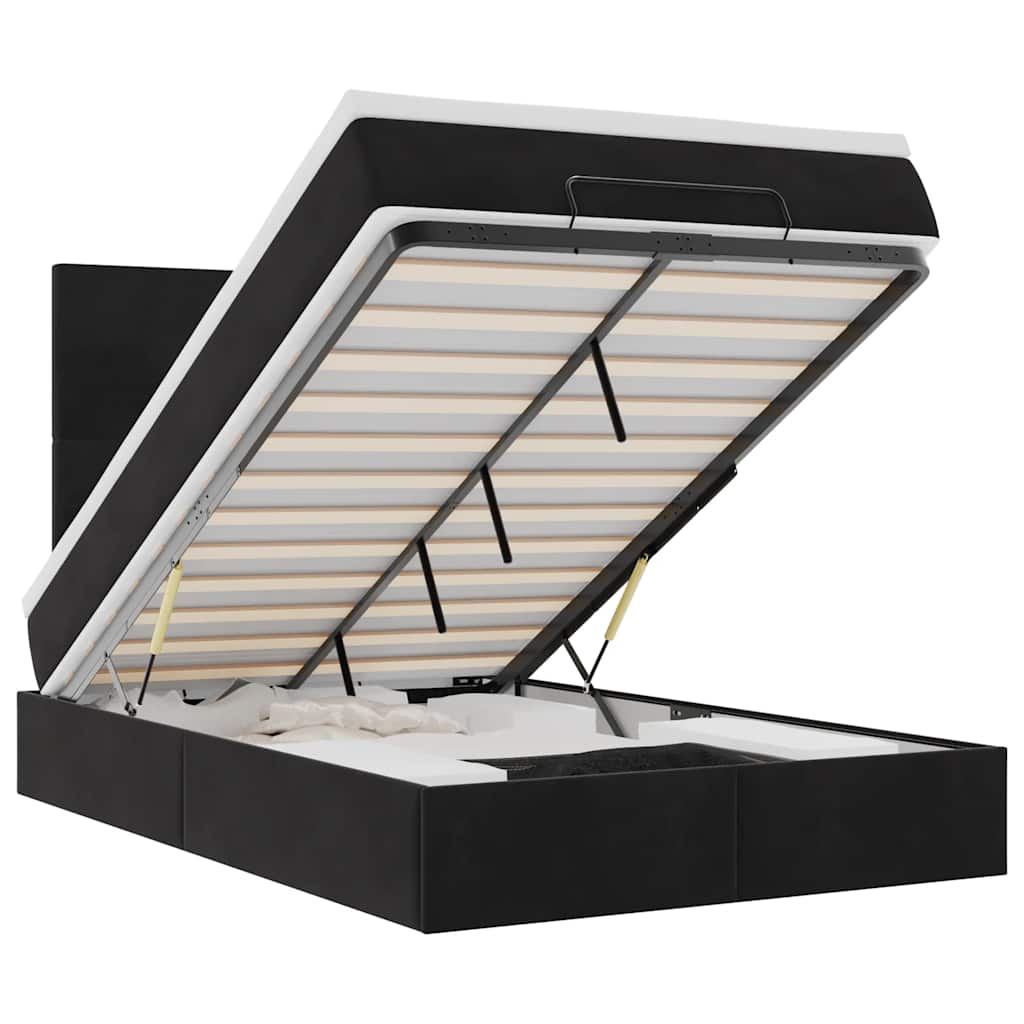 vidaXL     & LEDs  120x190cm Velvet