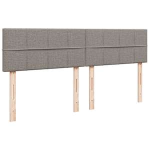 Osmanský rám postele s matrací taupe 180x200cm textil - obrázek 13