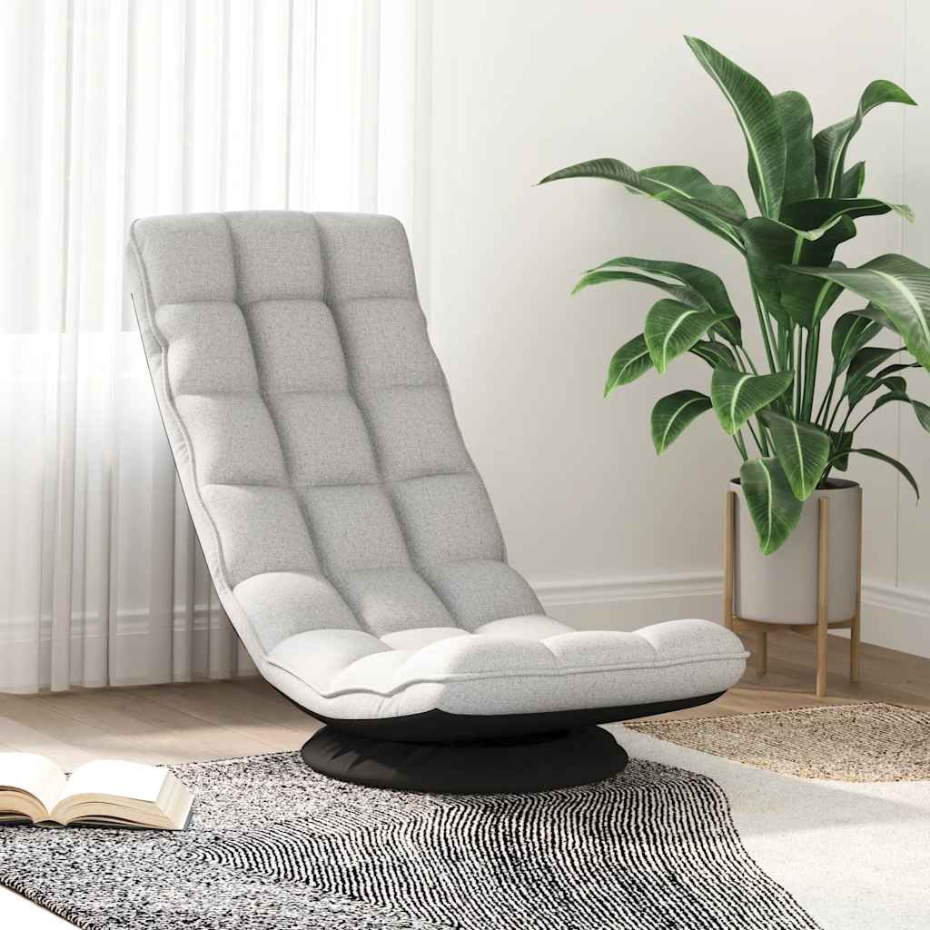vidaXL Vloerkruk Cloud 70x51x79 cm stof wolkengrijs afbeelding