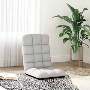 vidaXL felhősz&uuml;rke sz&ouml;vet &ouml;sszecsukhat&oacute; padl&oacute;sz&eacute;k 71x51x62 cm