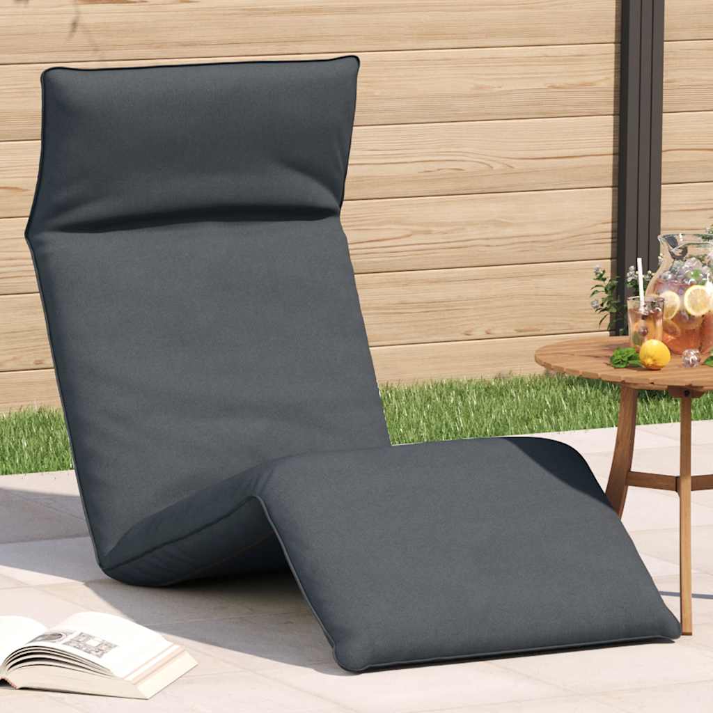 vidaXL Hopf&auml;llbar solstol antracit 175x54x8,5 cm oxfordtyg