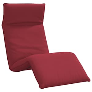 vidaXL kokkupandav p&auml;evitustool veinipunane 175 x 54 x 8,5 cm Oxford-kangast