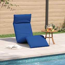 vidaXL Sonnenliege Klappbar K&ouml;nigsblau 175x54x8,5 cm Oxford-Gewebe
