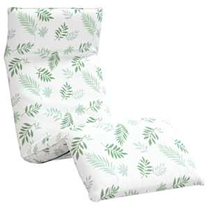 vidaXL kokkupandav p&auml;evitustool lehemustriga 175 x 54 x 8,5 cm Oxford-kangast