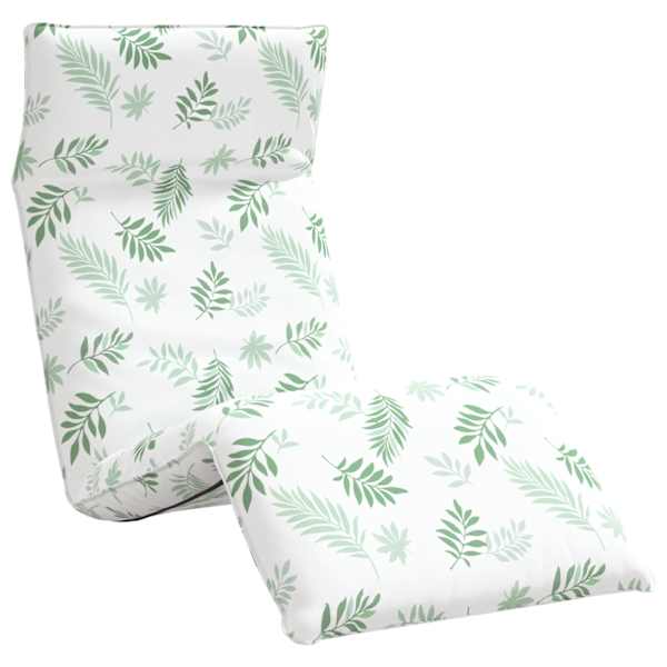 vidaXL kokkupandav p&auml;evitustool lehemustriga 175 x 54 x 8,5 cm Oxford-kangast