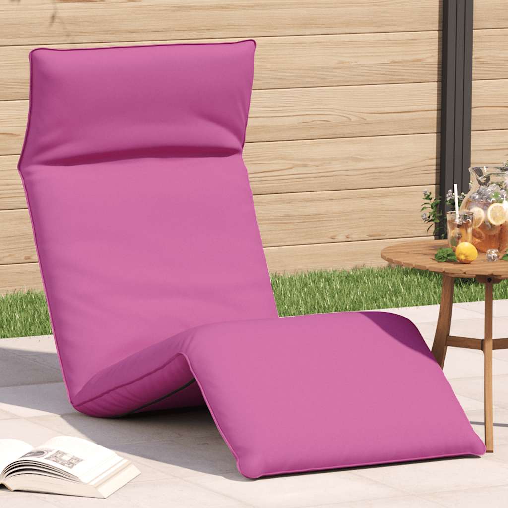 vidaXL Sonnenliege Klappbar Rosa 175x54x8,5 cm Oxford-Gewebe