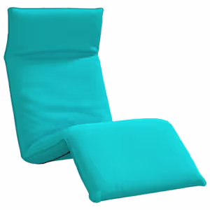 vidaXL kokkupandav p&auml;evitustool t&uuml;rkiissinine 175 x 54 x 8,5 cm Oxford-kangast