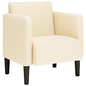 vidaXL diivantool k&auml;etugedega, kreemjas, 54 cm, velvetist kangas