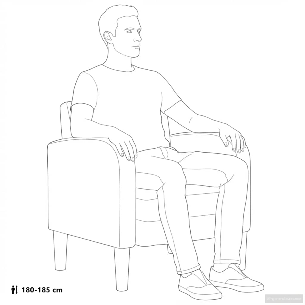 vidaXL Sessel mit Armlehnen Weinrot 54 cm Kunstleder – Bild 8