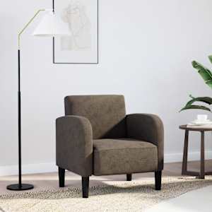 Sedežna garnitura z nasloni za roke temno siva 54 cm