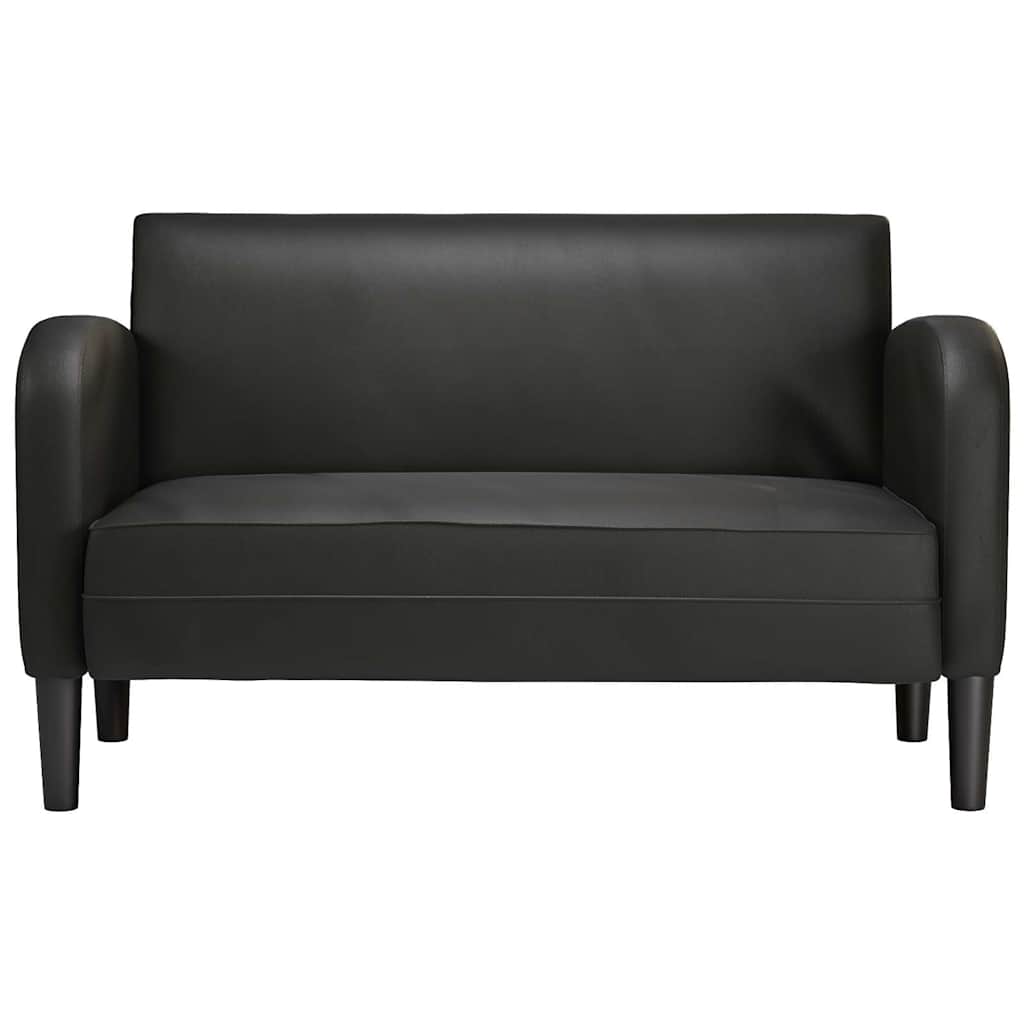 Thumbnail - vidaXL Zweisitzer-Sofa Schwarz 110 cm Kunstleder