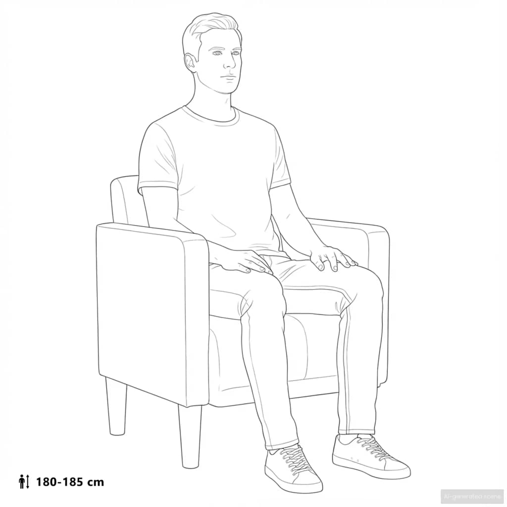 vidaXL Sessel mit Armlehnen Creme 53 cm Samt – Bild 8