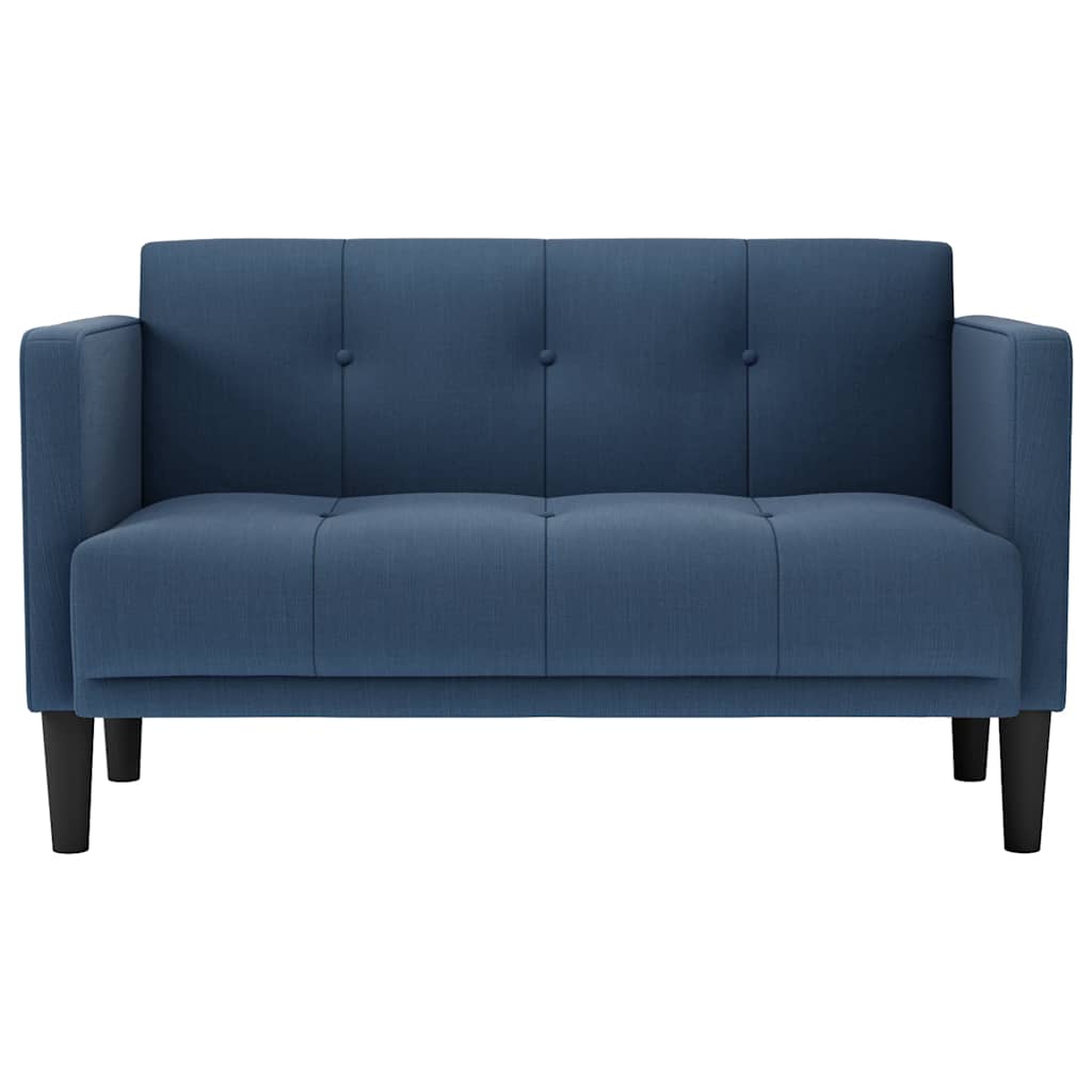 Thumbnail - vidaXL Zweisitzer-Sofa Blau 111 cm Stoff