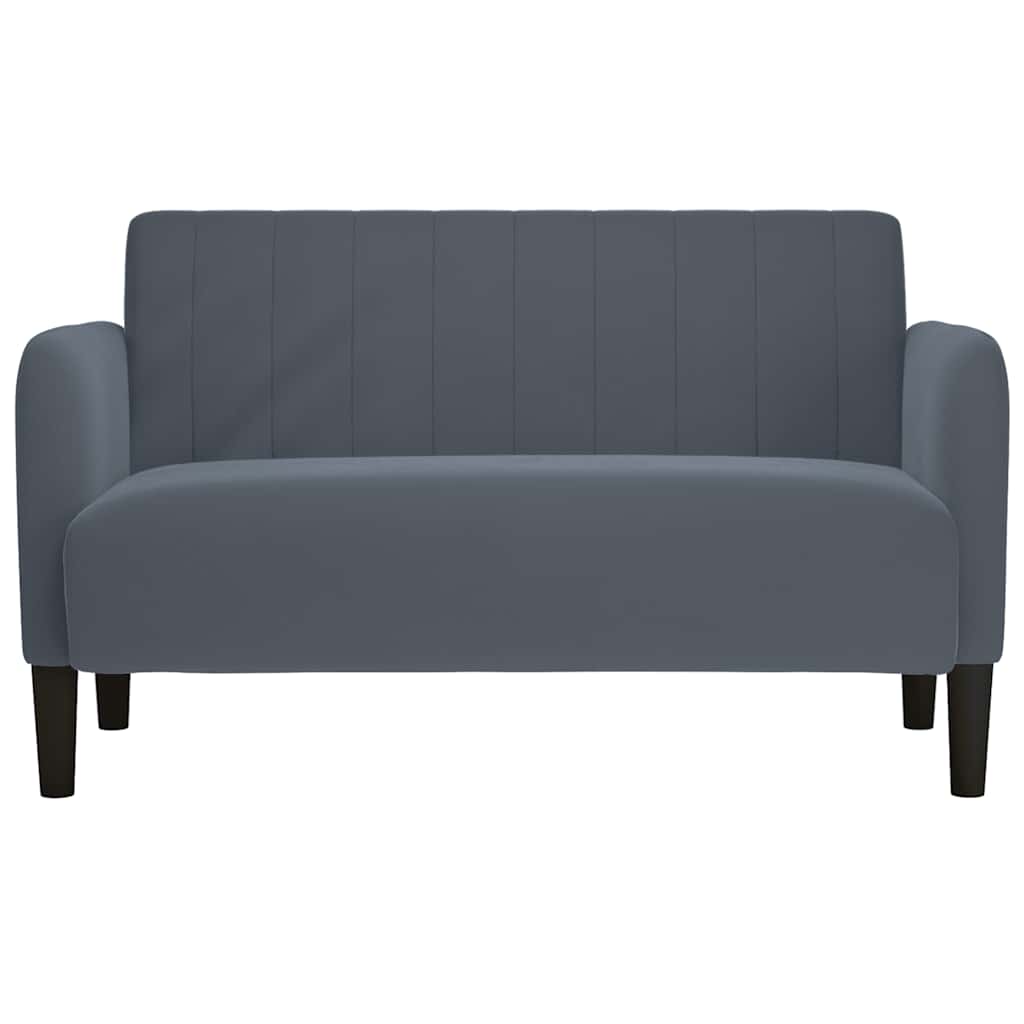 Thumbnail - vidaXL Zweisitzer-Sofa Dunkelgrau 109 cm Samt
