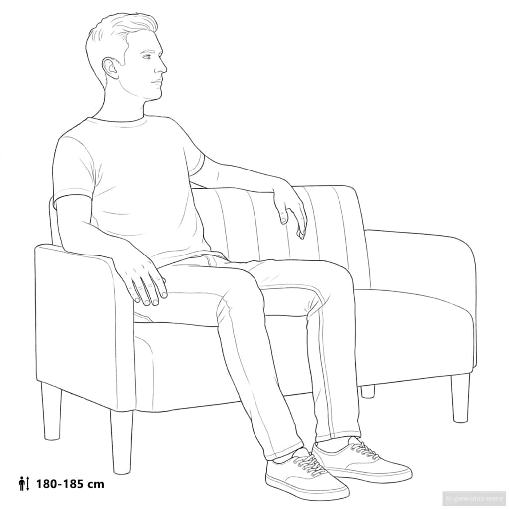 Zweisitzer-Sofa Weinrot 109 cm Samt – Ansicht 9