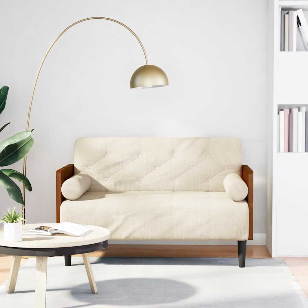 vidaXL Canapea loveseat cu perne de suport 110 cm in