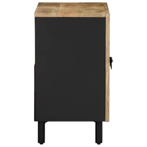 Koupelnová skříňka pod umyvadlo černá 62 x 33 x 58 cm mangovník - obrázek 4