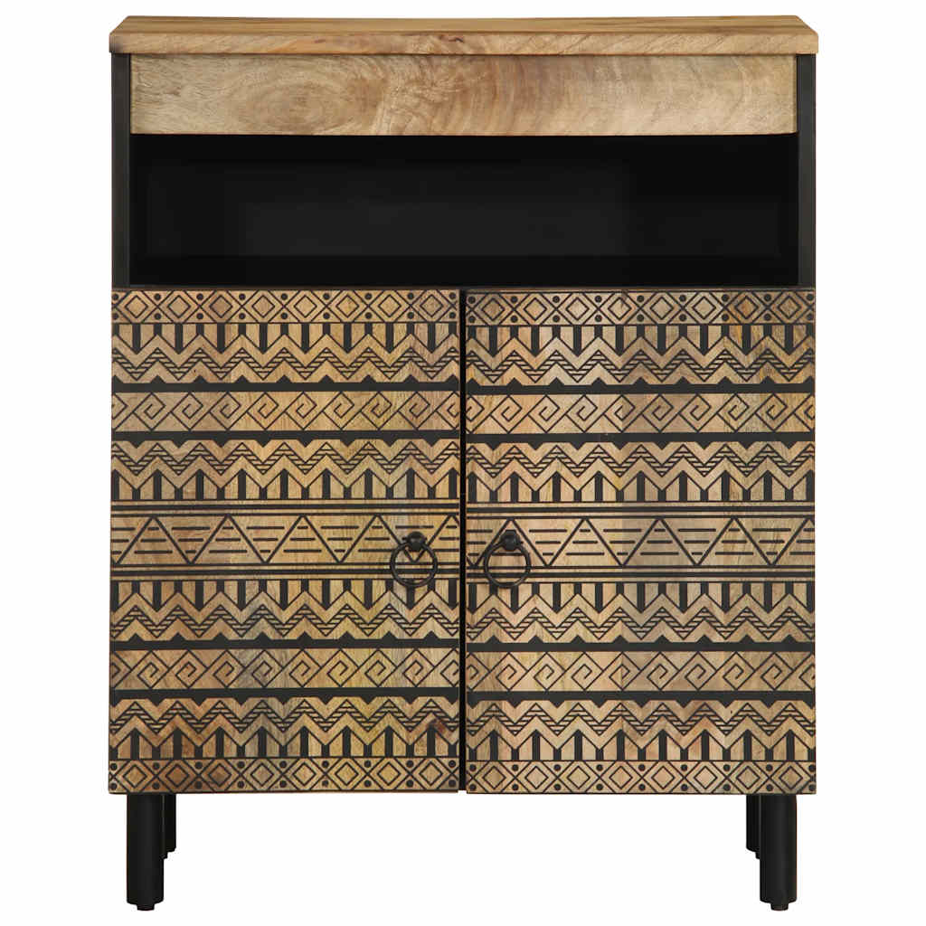 Thumbnail - vidaXL Sideboard 60x33,5x75 cm Raues Mangoholz