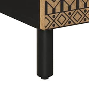 Skříň highboard 40x33,5x110 cm masivní hrubé mangovníkové dřevo - obrázek 9