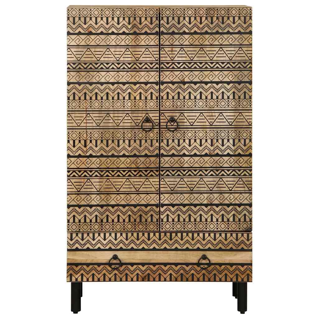 Thumbnail - vidaXL Highboard 60x33,5x110 cm Raues Mangoholz