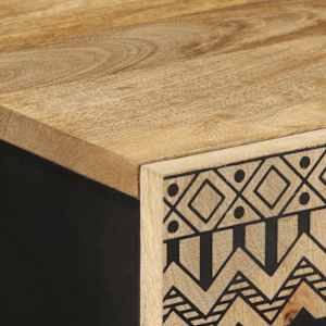 Skříň highboard 60x33,5x100 cm masivní hrubé mangovníkové dřevo - obrázek 6