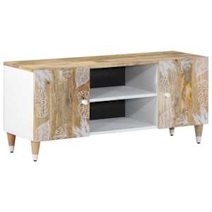TV skříňka 105x33,5x46 cm masivní mangovníkové dřevo - obrázek 1