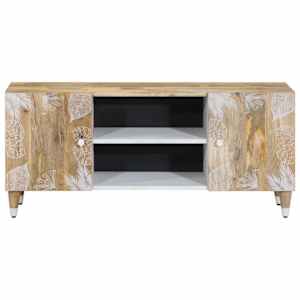 TV skříňka 105x33,5x46 cm masivní mangovníkové dřevo - obrázek 2