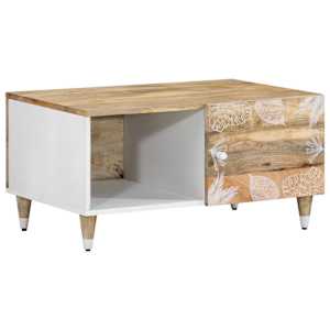 Konferenční stolek 80 x 50 x 40 cm masivní mangovníkové dřevo