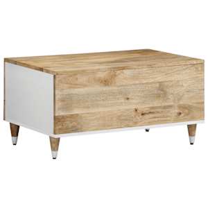 Konferenční stolek 80 x 50 x 40 cm masivní mangovníkové dřevo - obrázek 5