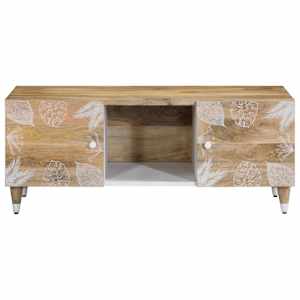 Konferenční stolek 100 x 54 x 40 cm masivní mangovníkové dřevo - obrázek 2