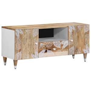 TV skříňka 105x33,5x46 cm masivní mangovníkové dřevo - obrázek 1