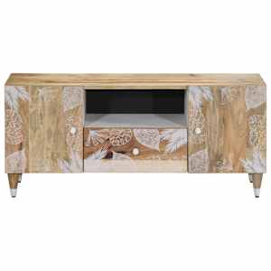 TV skříňka 105x33,5x46 cm masivní mangovníkové dřevo - obrázek 2