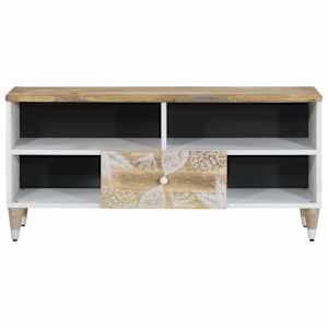 TV skříňka 100x33,5x46 cm masivní mangovníkové dřevo - obrázek 2