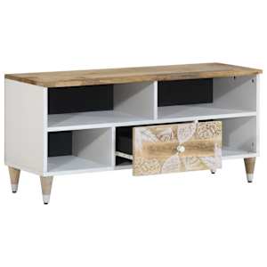 TV skříňka 100x33,5x46 cm masivní mangovníkové dřevo - obrázek 3