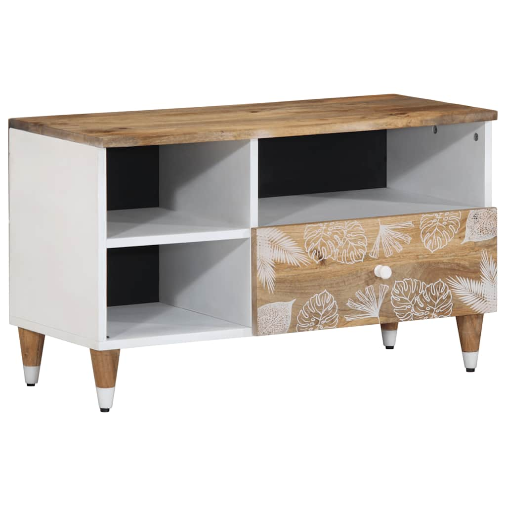 vidaXL TV-Schrank 80x33,5x46 cm Massivholz Mango